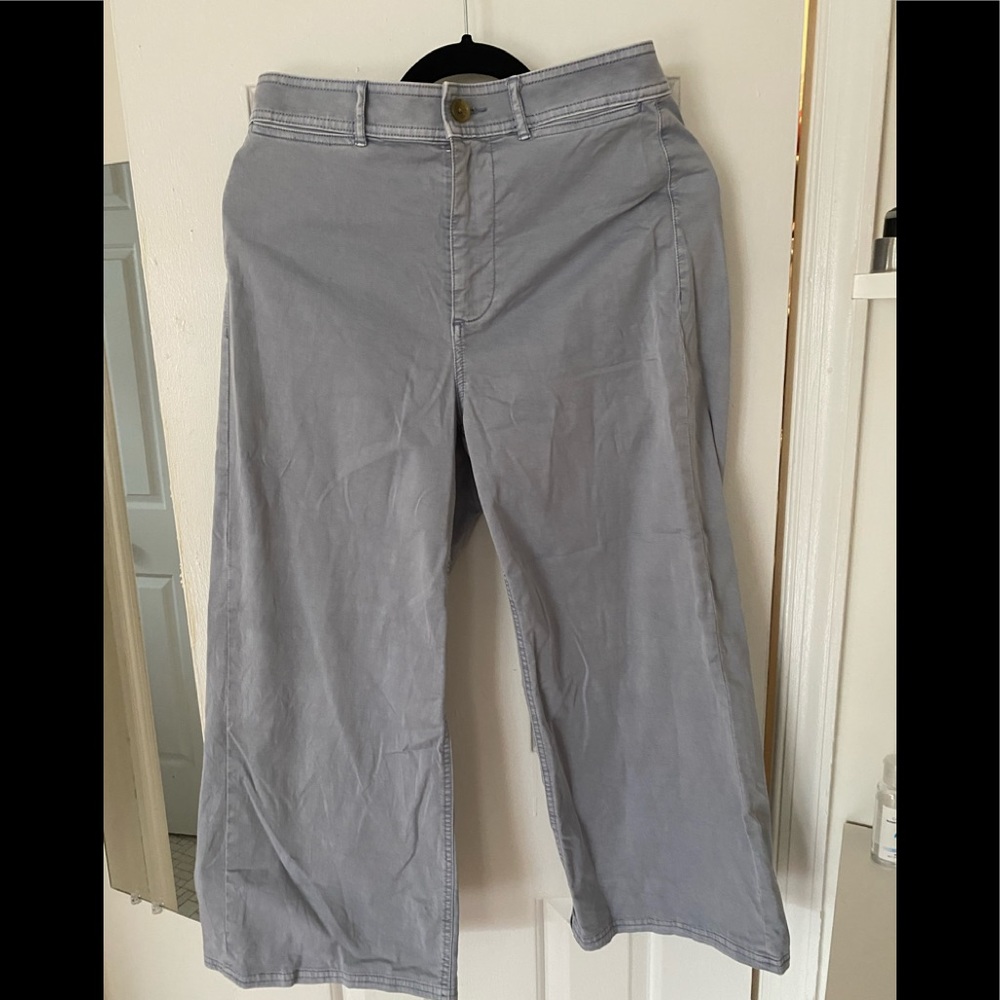 Everlane wide leg cropped chino